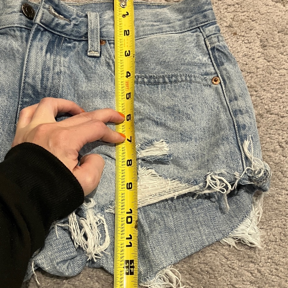 Pistola Distressed Denim Shorts - Picture 10 of 10